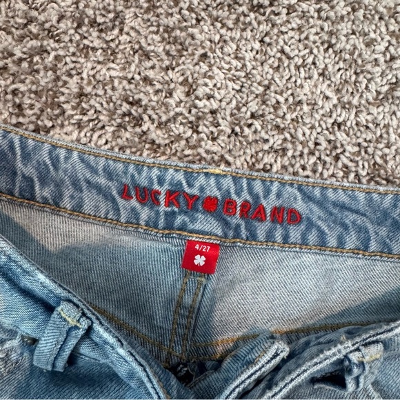 Lucky Brand Blue Straight Leg Jeans - Picture 3 of 5